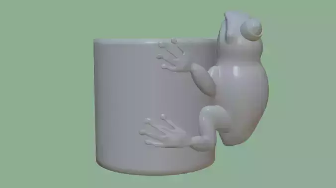 Cup with frog