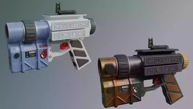 Solstice EMBER LASER PISTOL starfield props  cosplay 3D print model