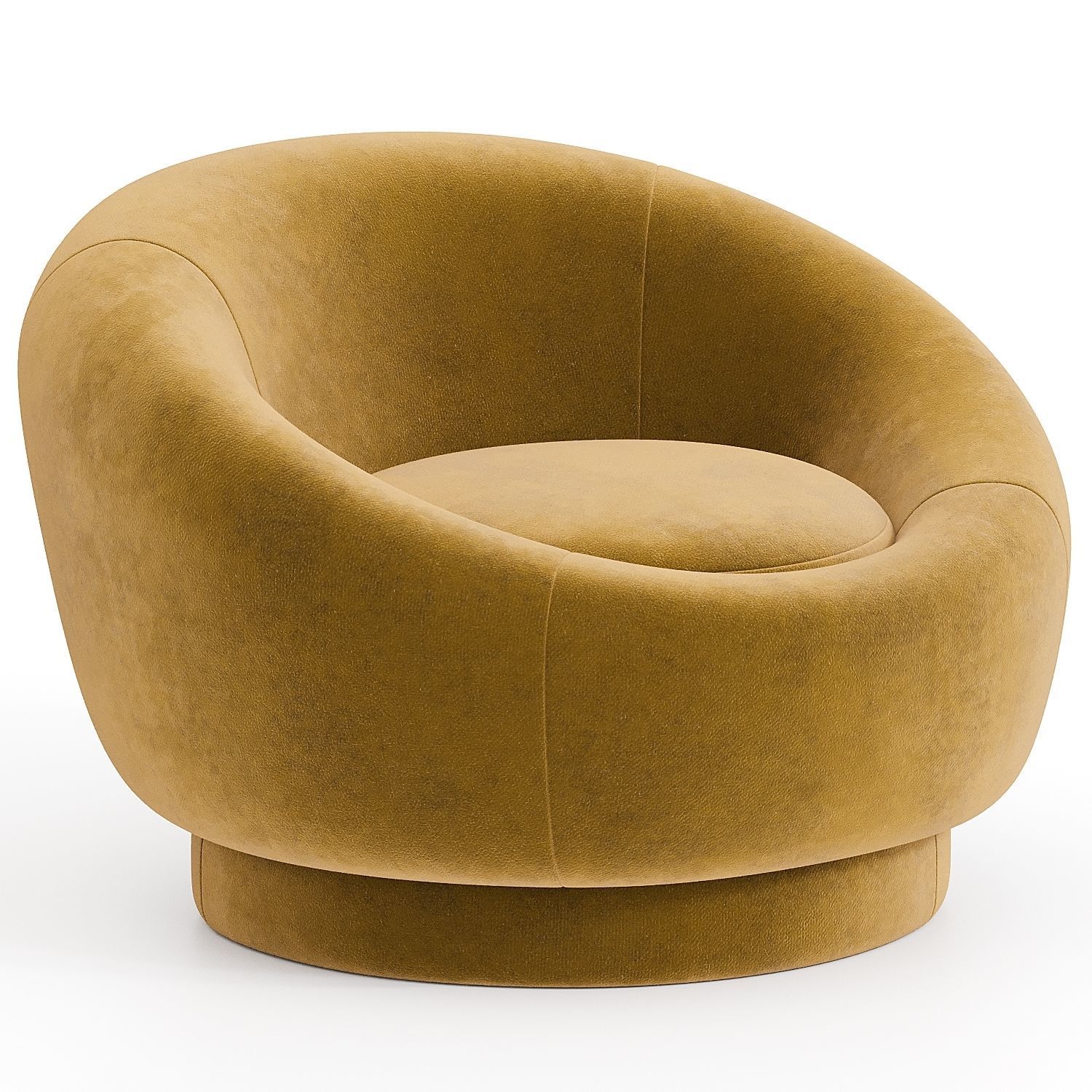 Helios Swivel Chair Low-poly 3D model_1