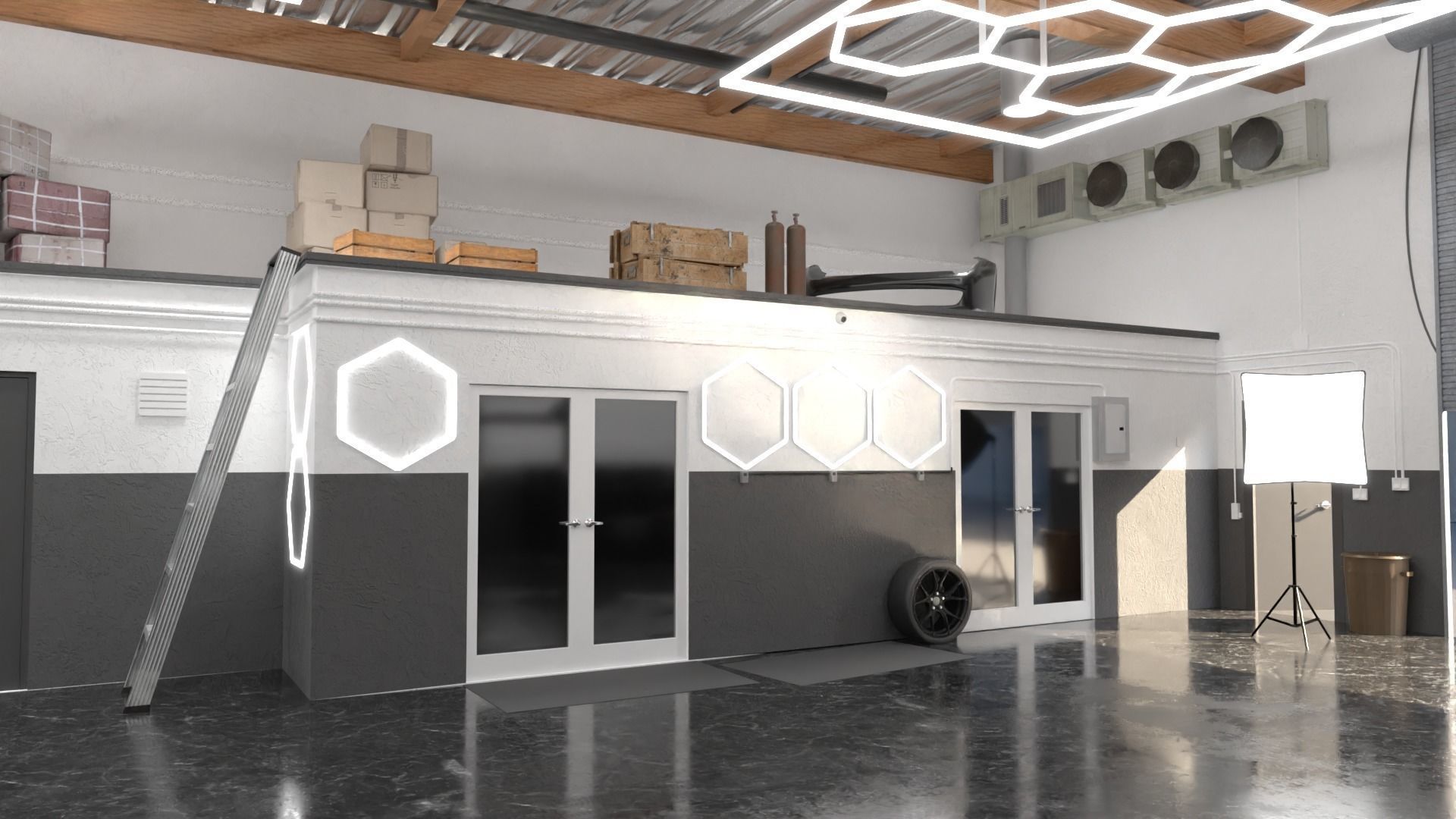 DDE Garage 3D model_10