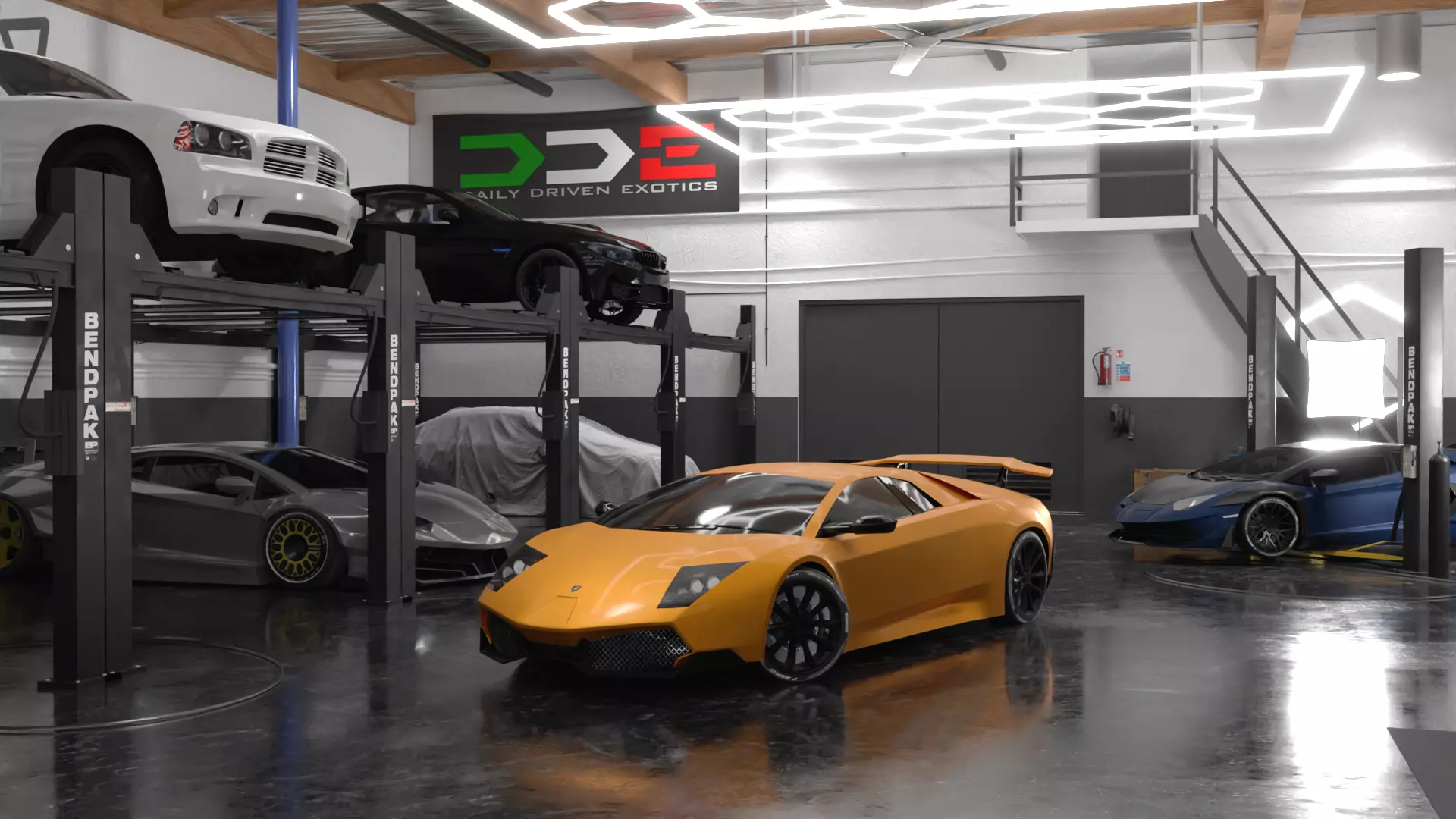 DDE Garage 3D model_0