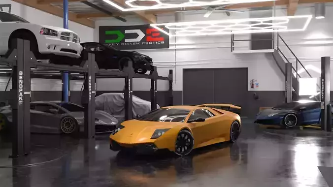 DDE Garage 3D model