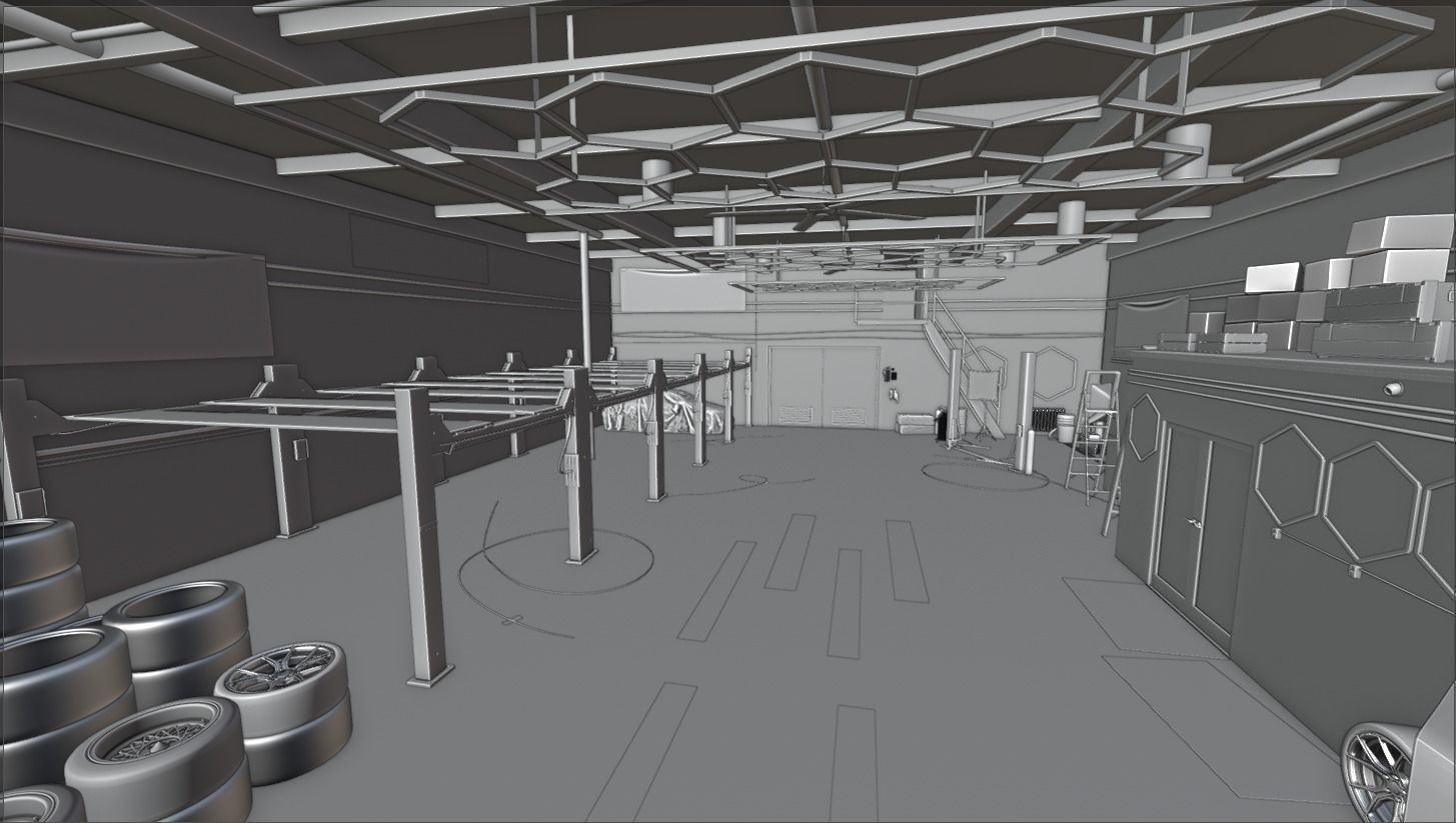 DDE Garage 3D model_13