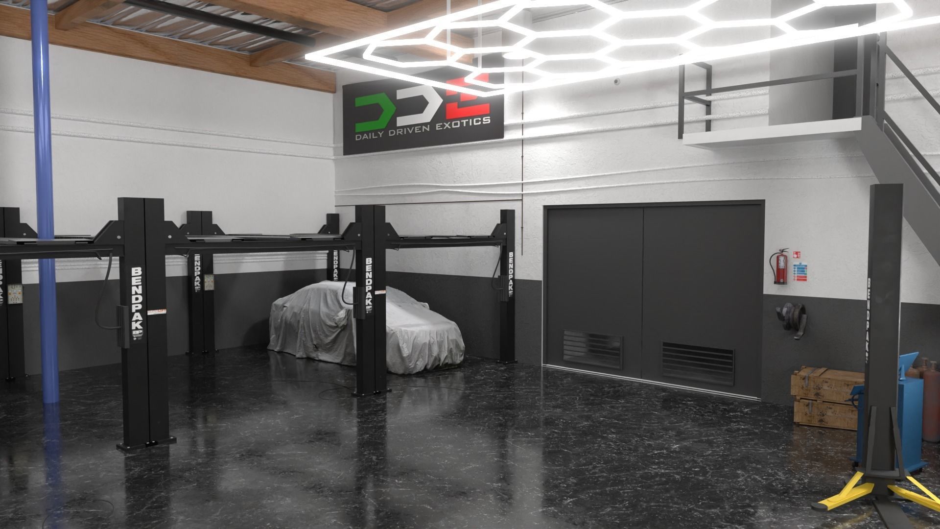 DDE Garage 3D model_5