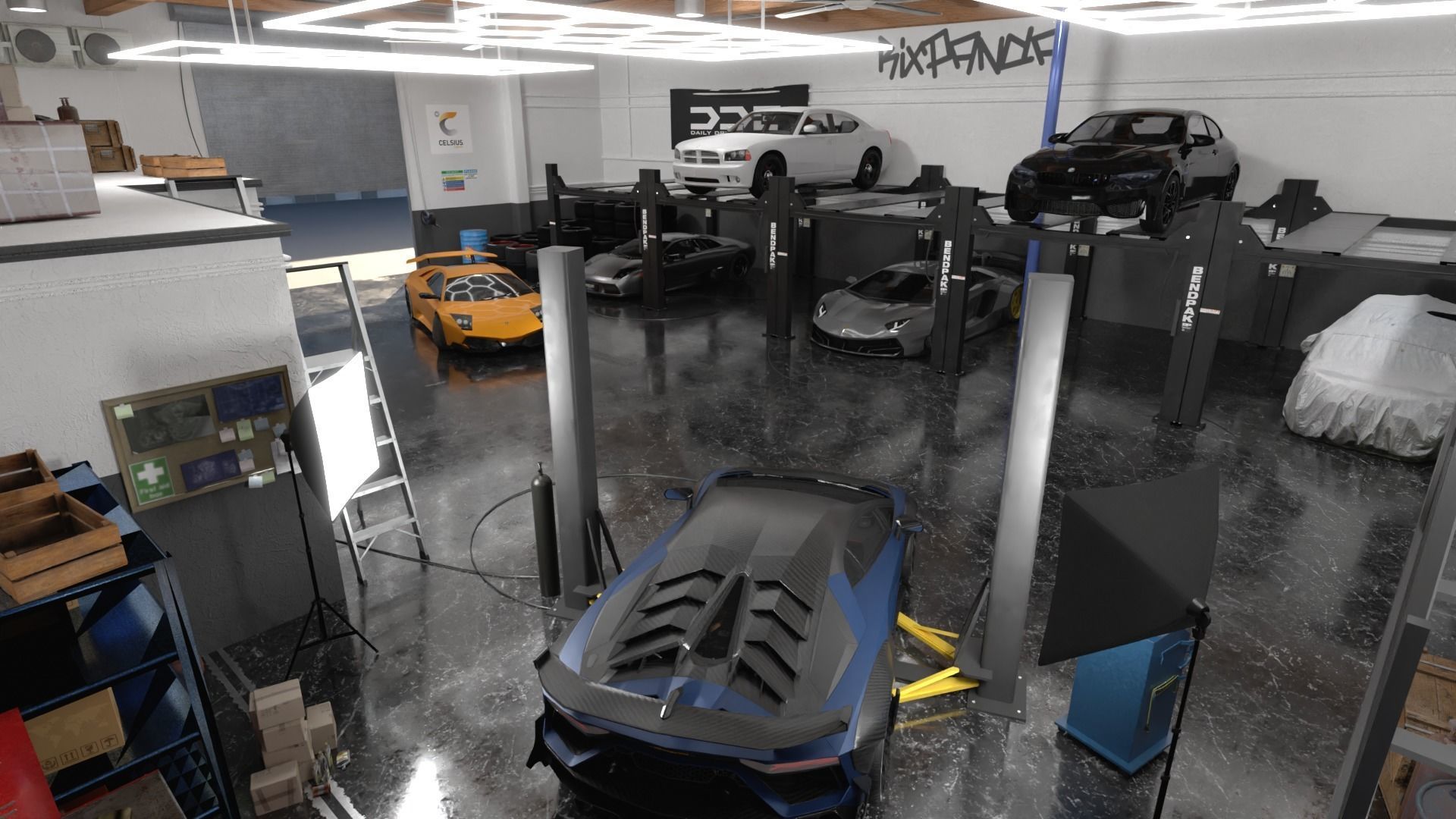 DDE Garage 3D model_3