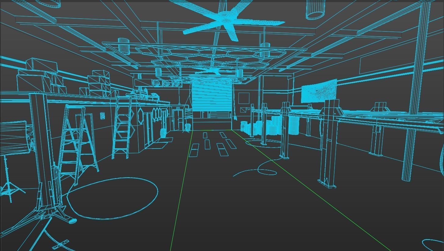 DDE Garage 3D model_16