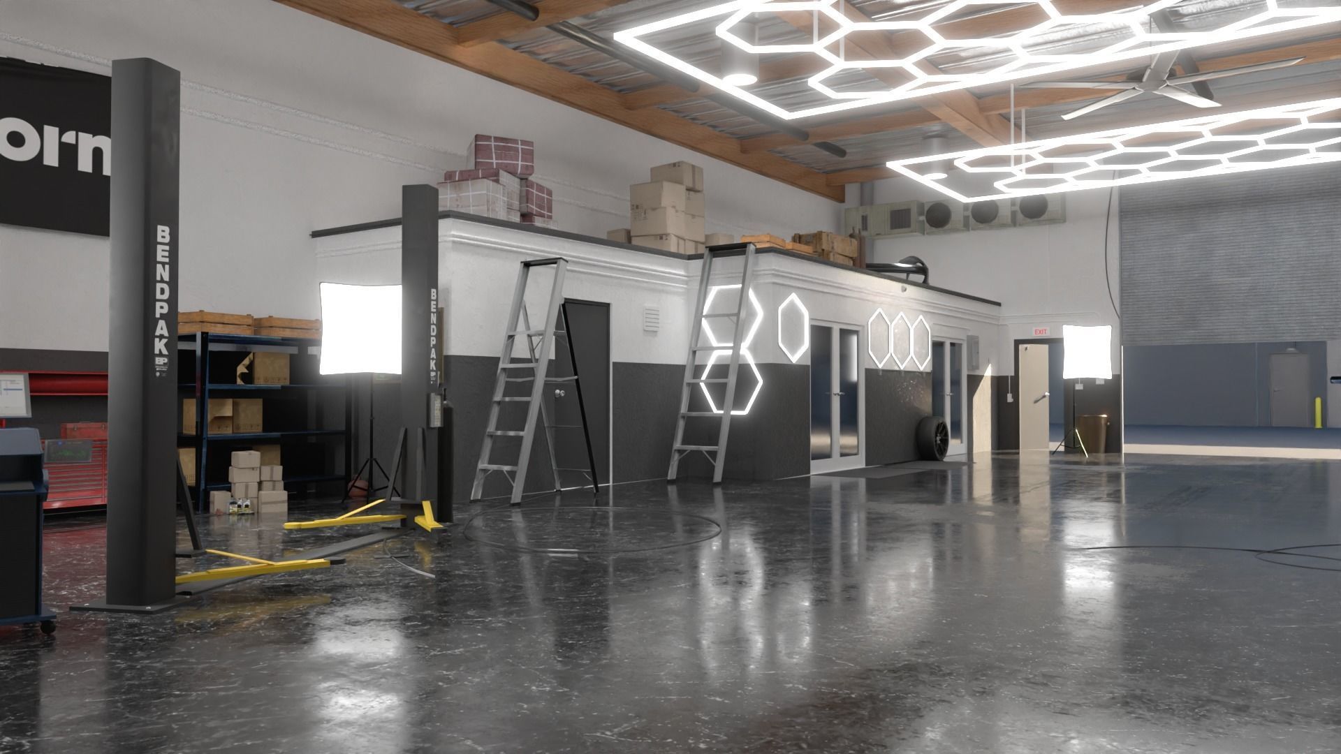 DDE Garage 3D model_7