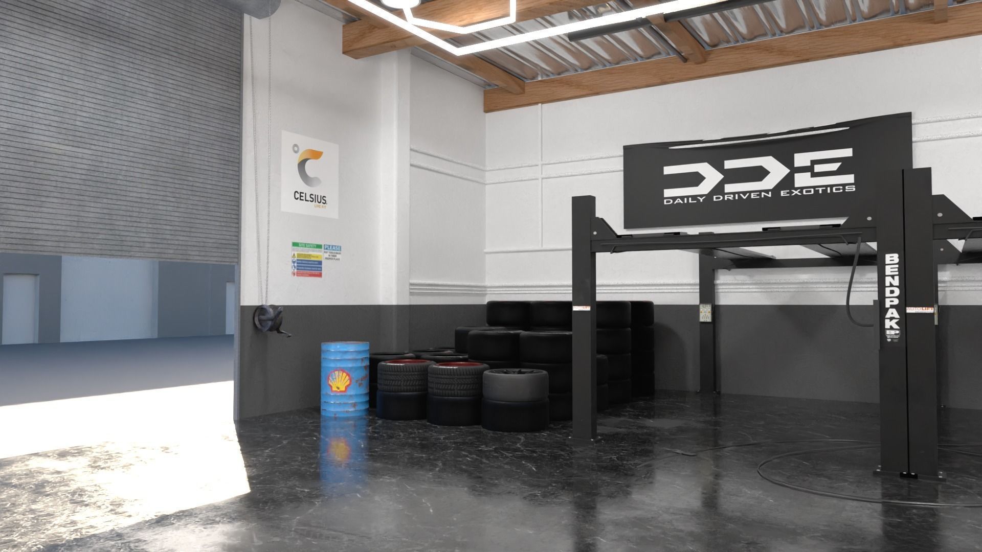 DDE Garage 3D model_9
