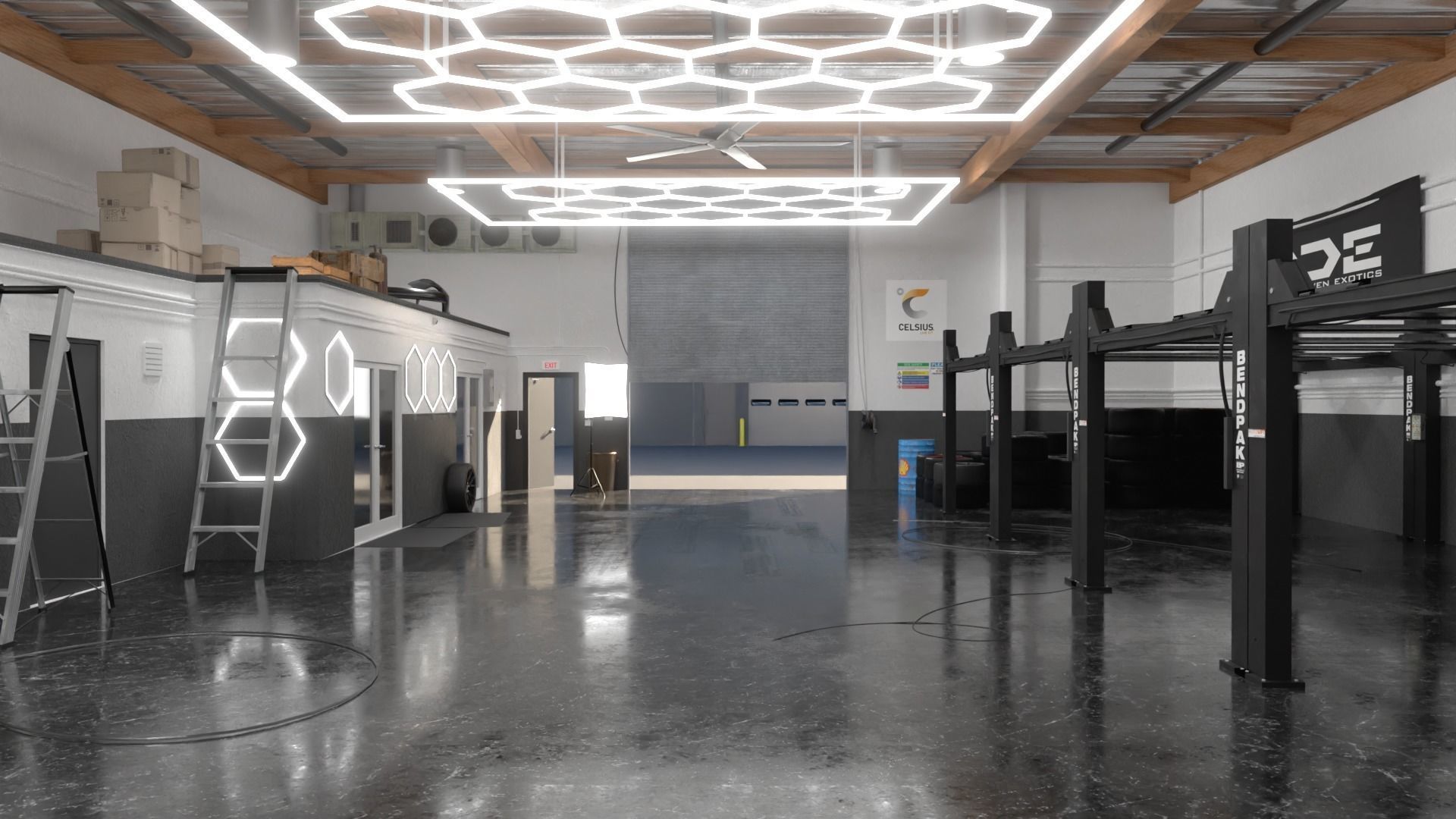 DDE Garage 3D model_8