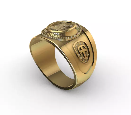 anillo San Miguel Arcangel 3D print model