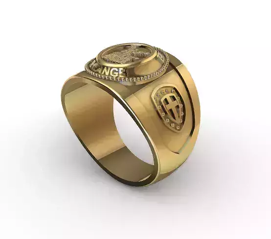 anillo San Miguel Arcangel    3D print model