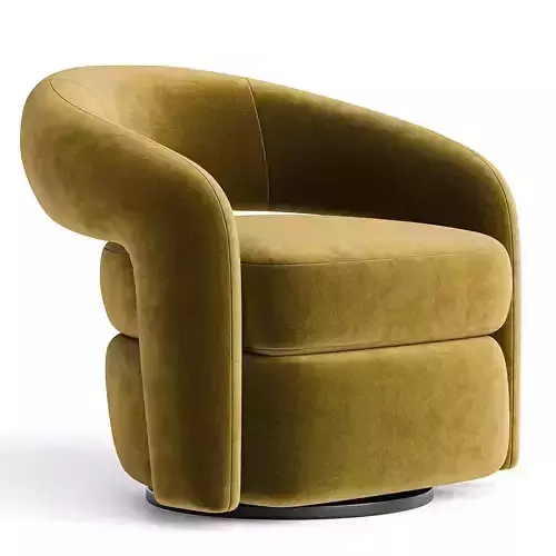 Swivel Barrel Chair