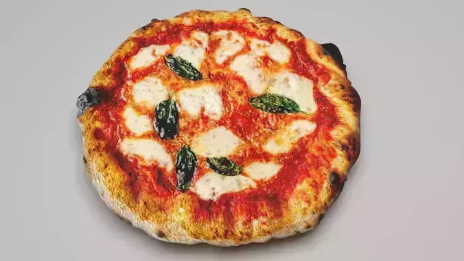 Margherita Pizza 3D model