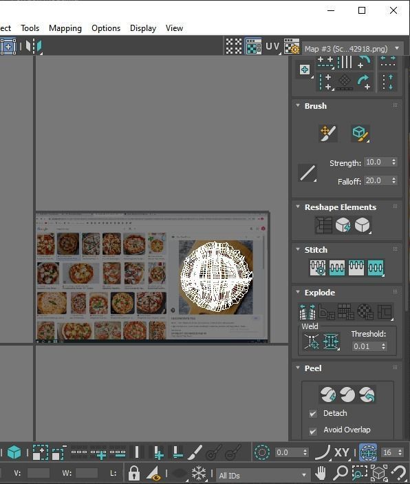 Margherita Pizza 3D model_22
