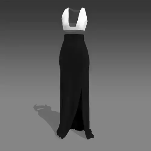 Two pieces blouse and skirt