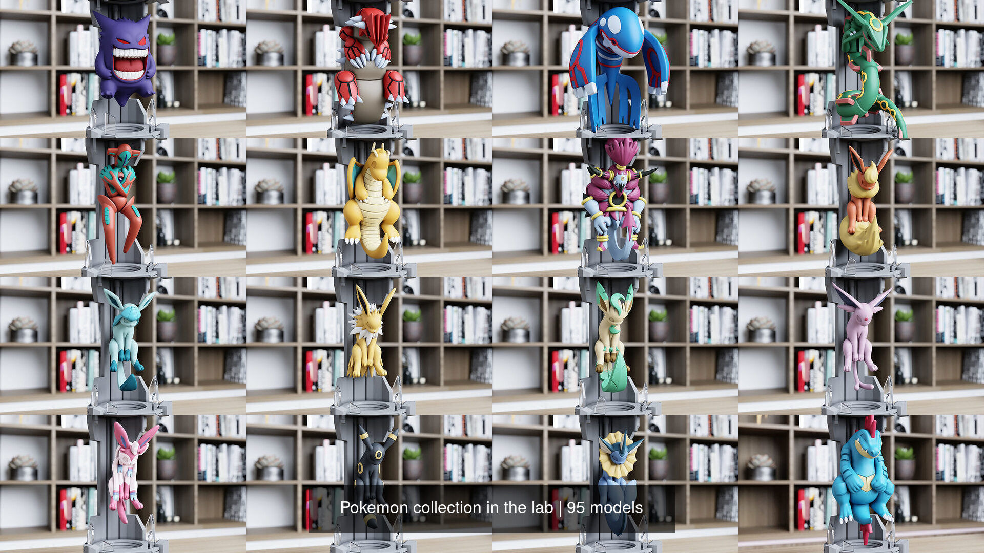 Pokemon collection in the lab _3