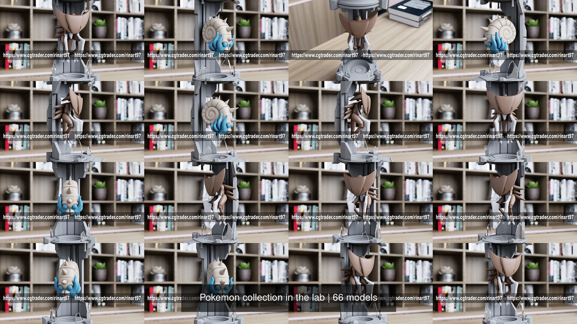 Pokemon collection in the lab _42