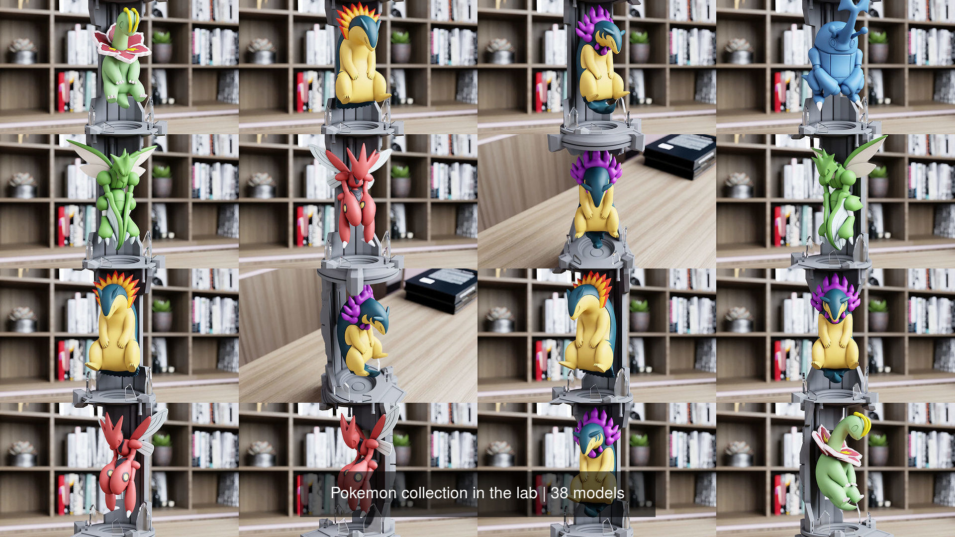 Pokemon collection in the lab _105