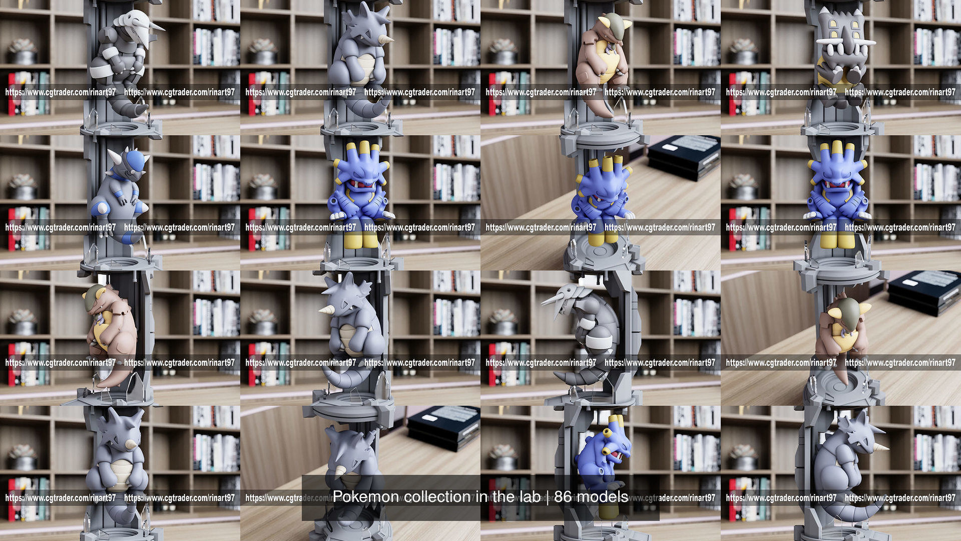 Pokemon collection in the lab _26