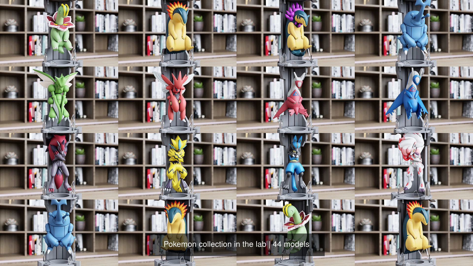 Pokemon collection in the lab _97