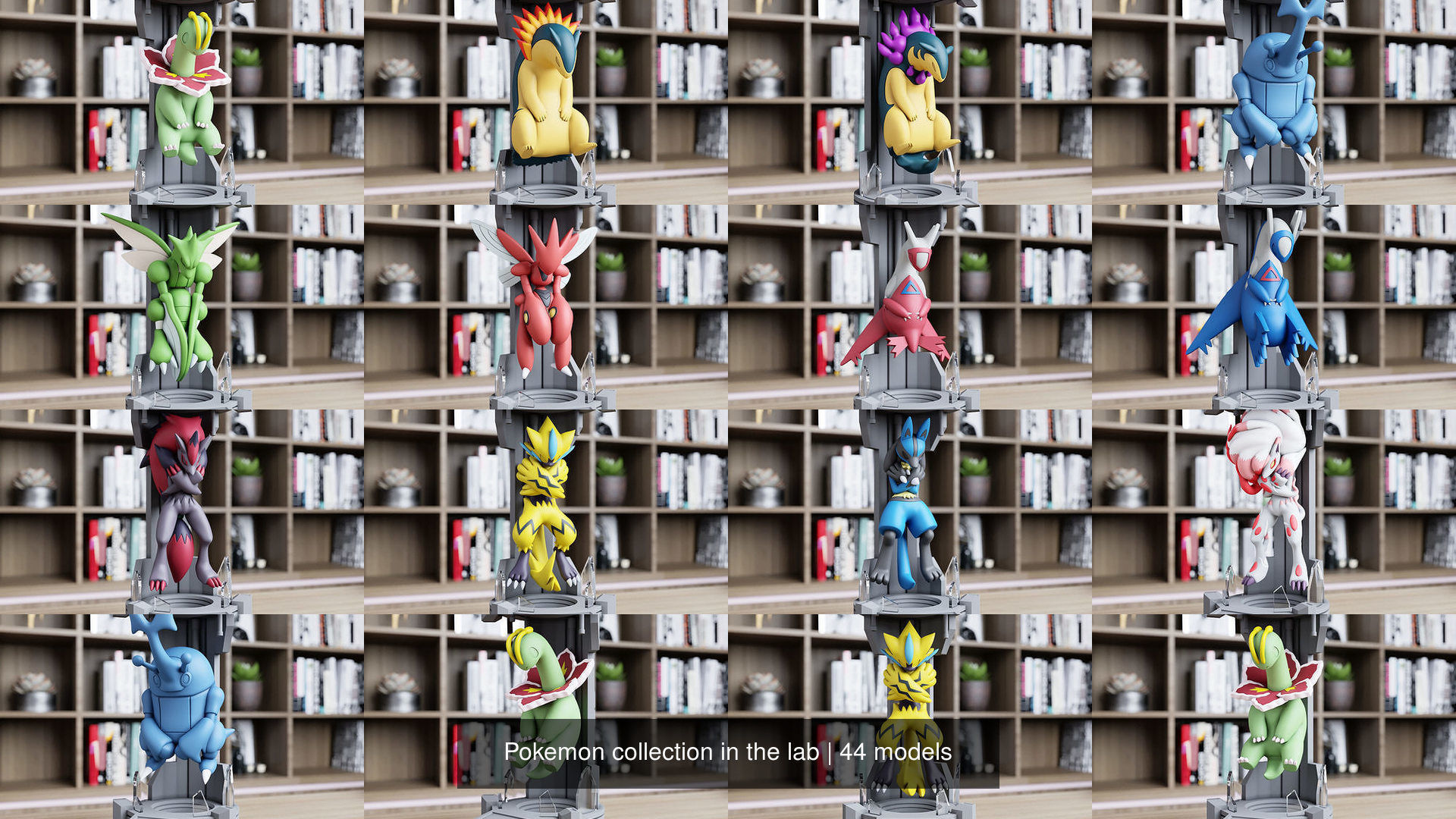 Pokemon collection in the lab _85