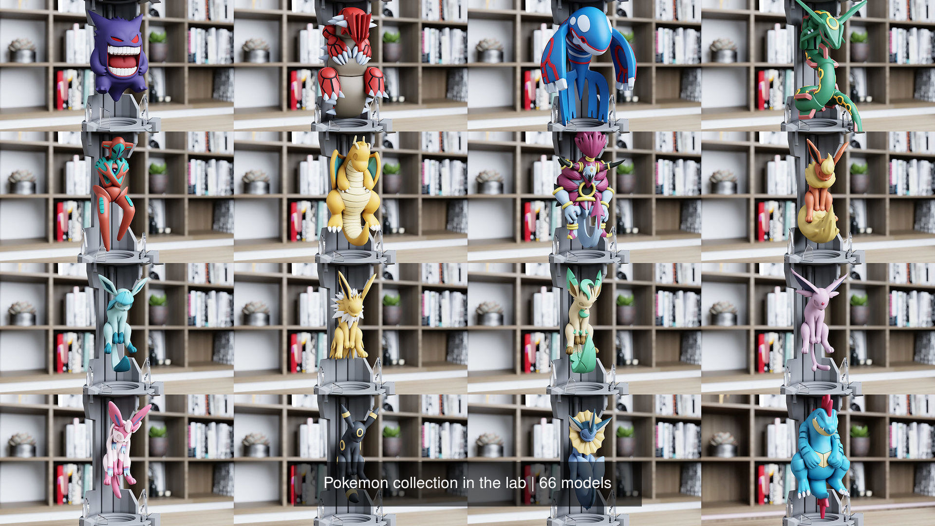 Pokemon collection in the lab _45