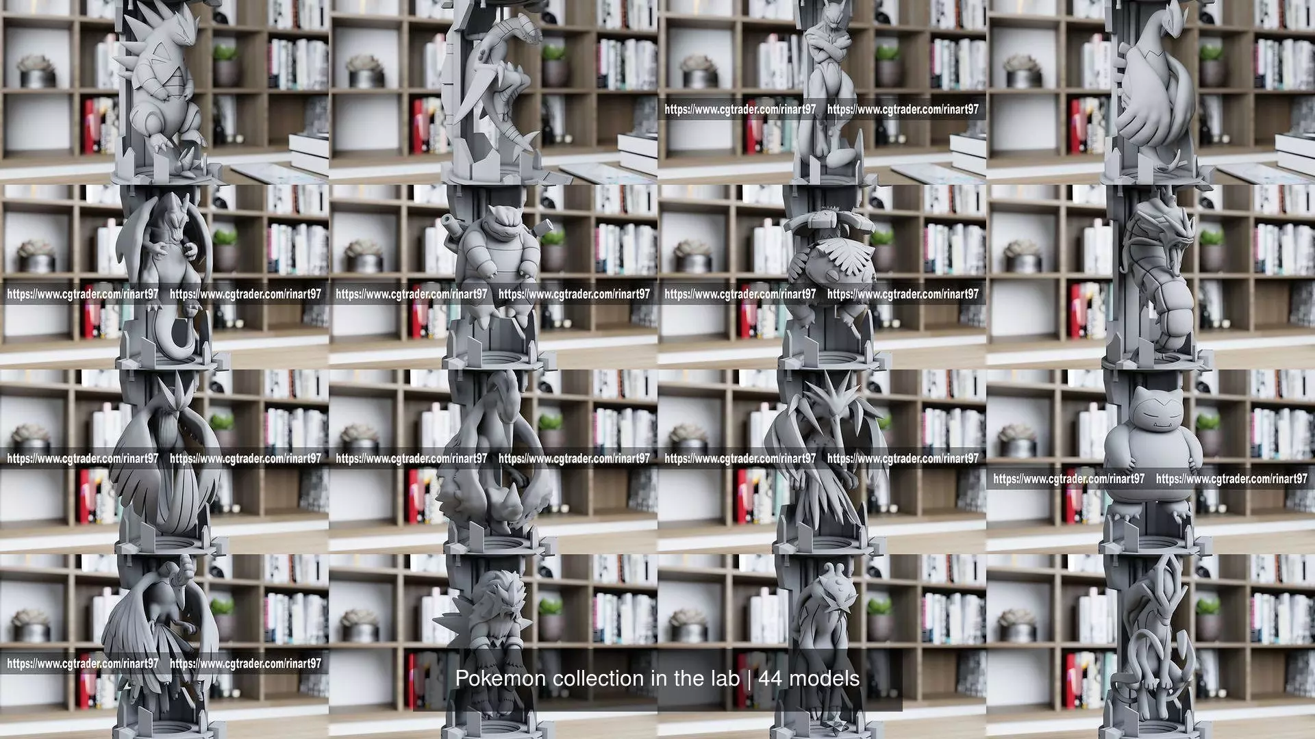 Pokemon collection in the lab _0