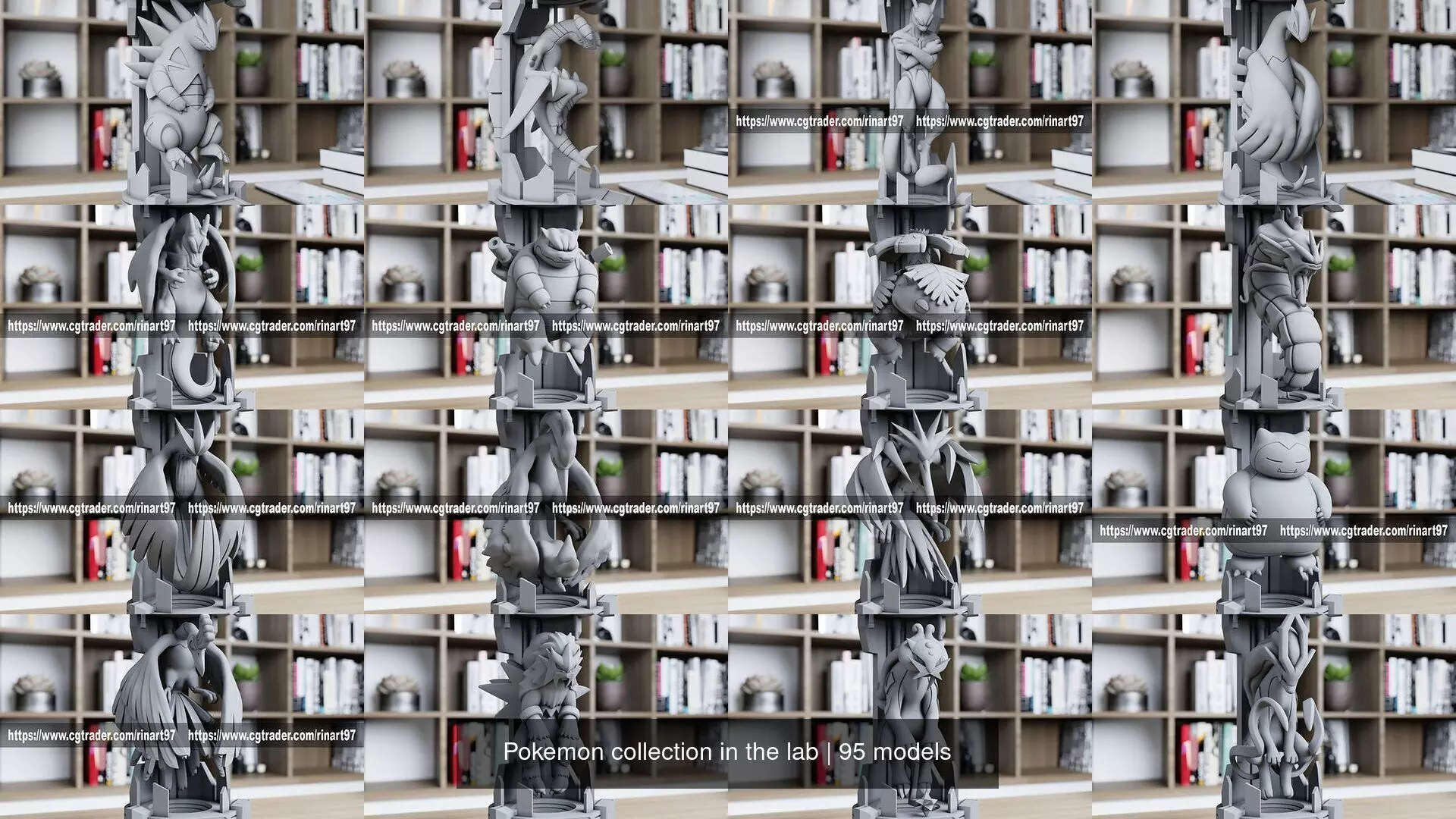 Pokemon collection in the lab _1