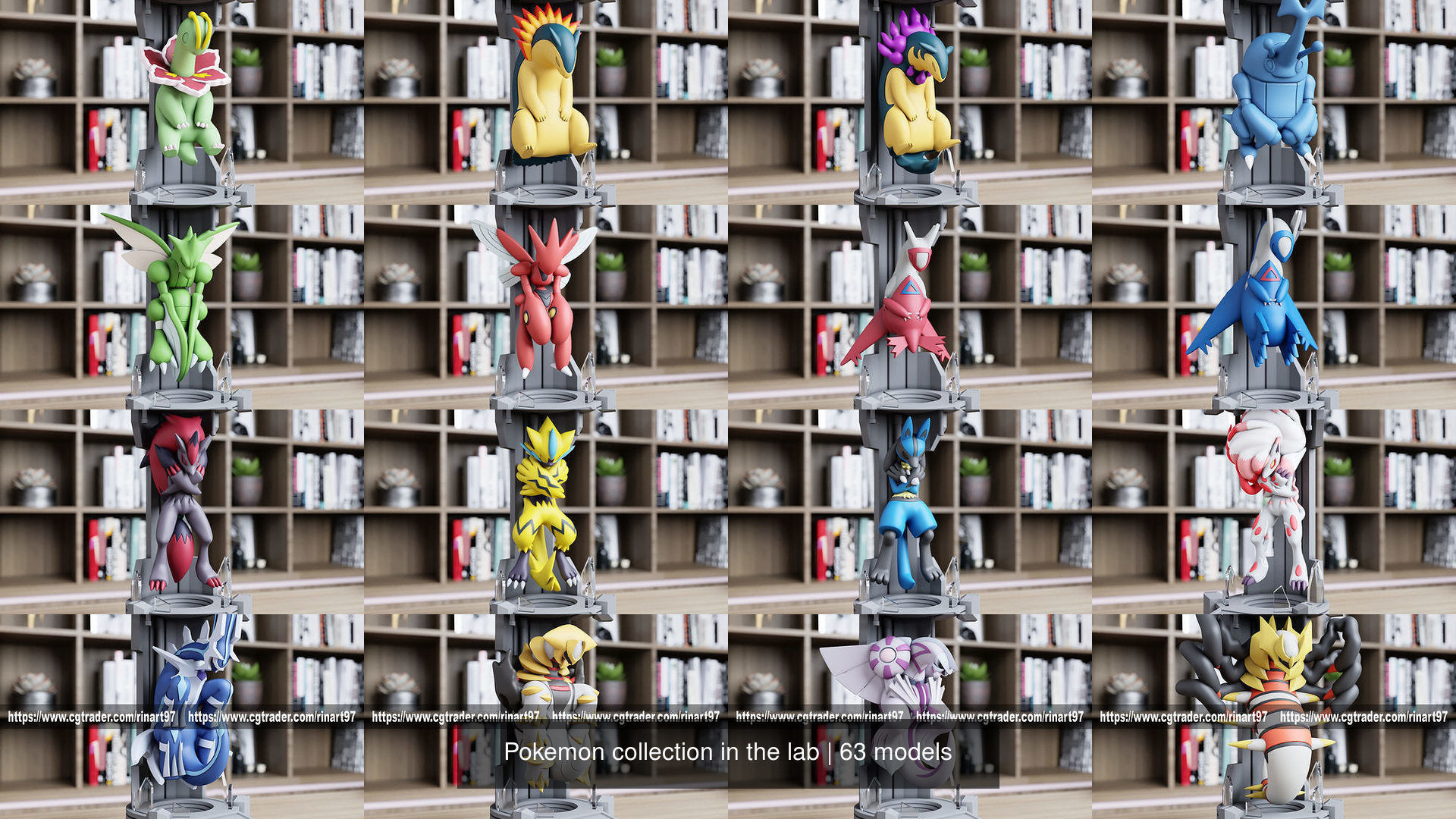 Pokemon collection in the lab _78