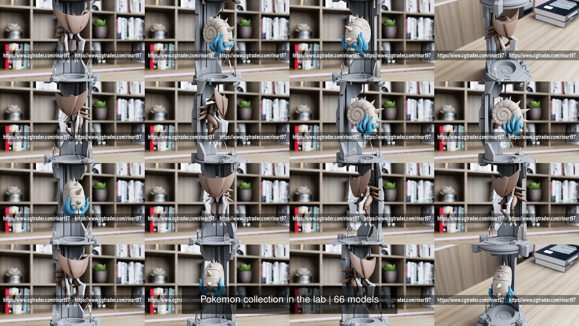 Pokemon collection in the lab _68