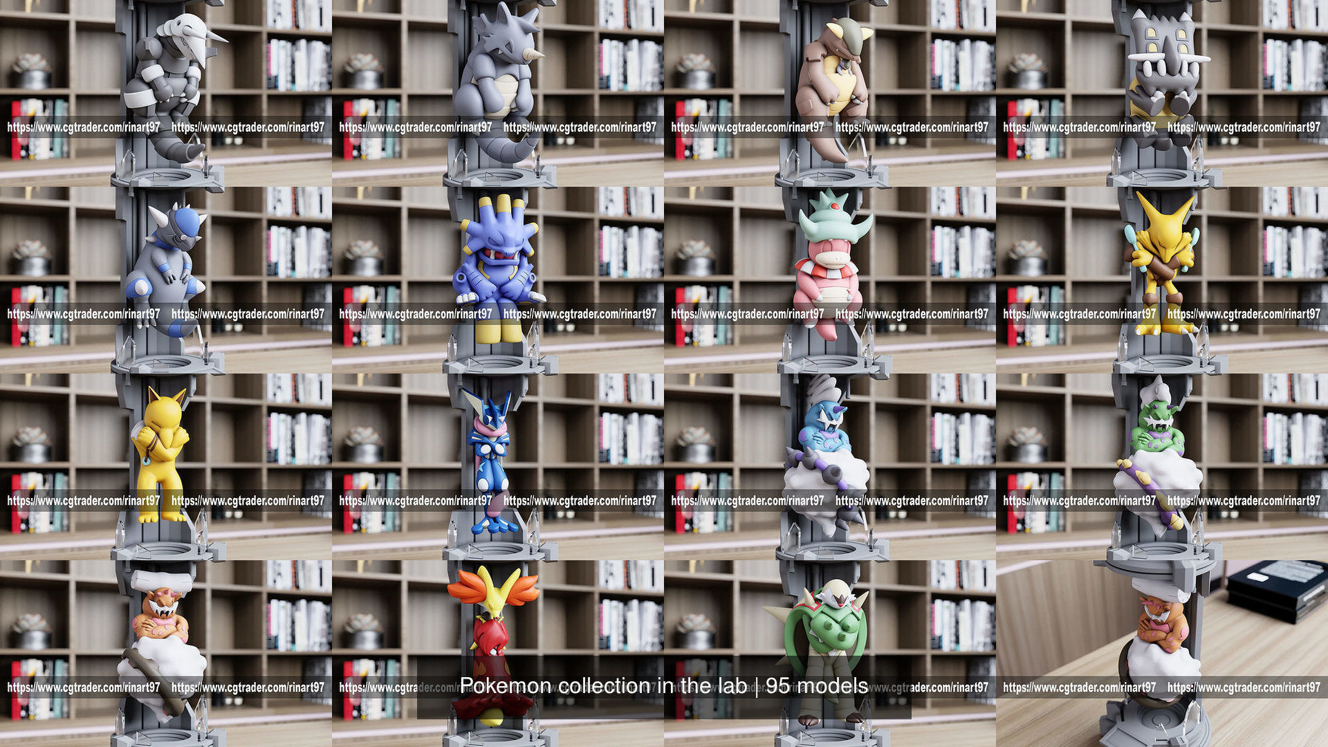 Pokemon collection in the lab _27