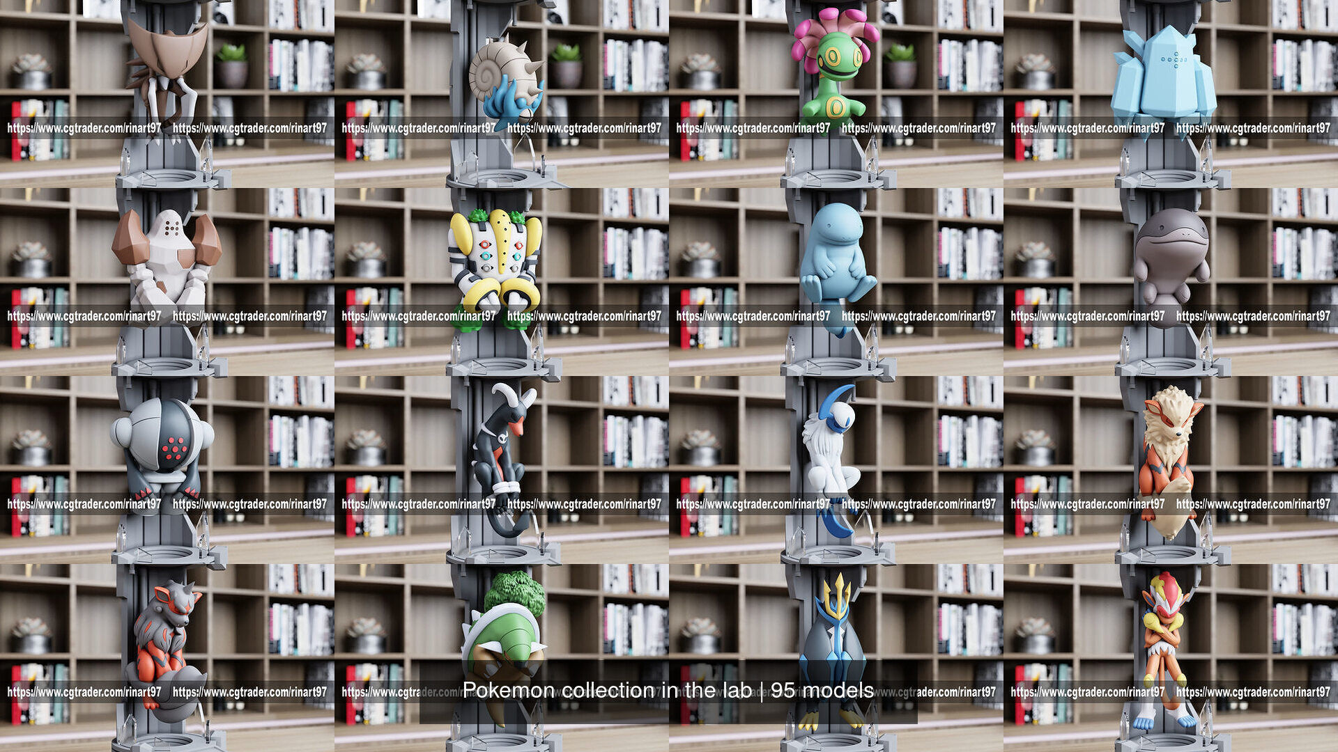 Pokemon collection in the lab _9