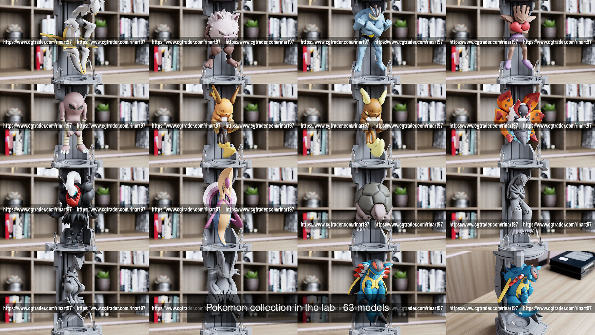 Pokemon collection in the lab _60