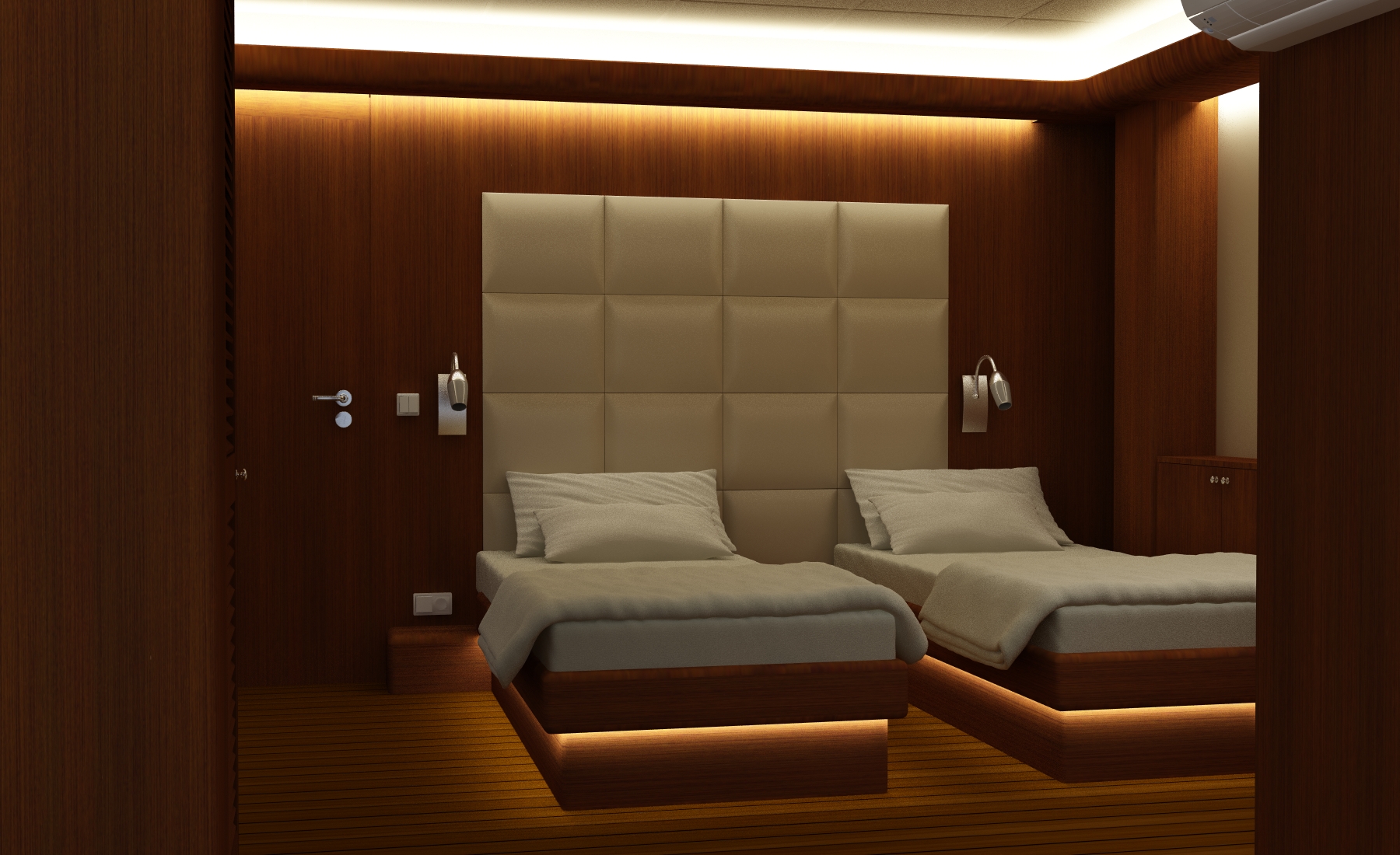 Bedroom bed or beds at person 3D model_1