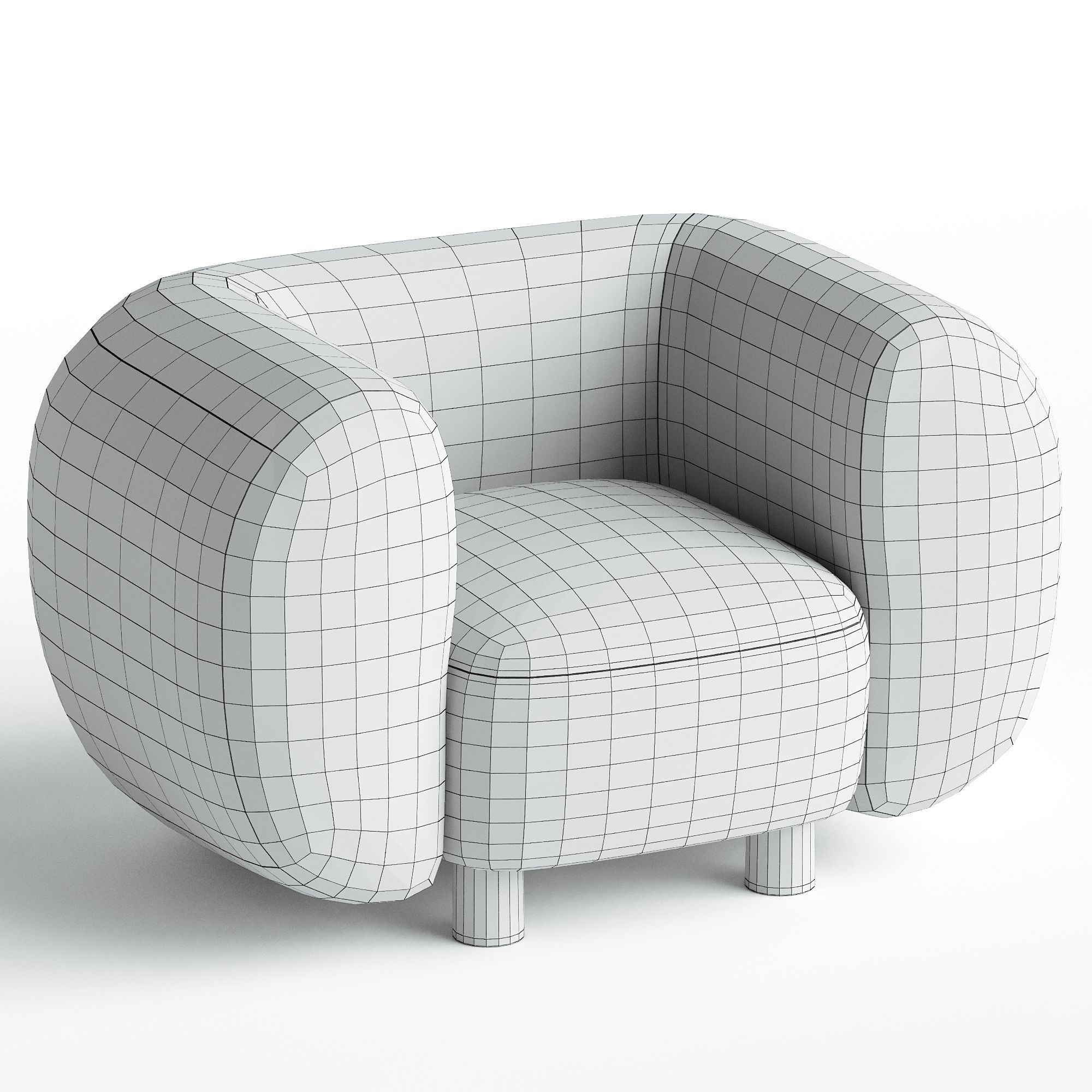 soofa Low-poly 3D model_3