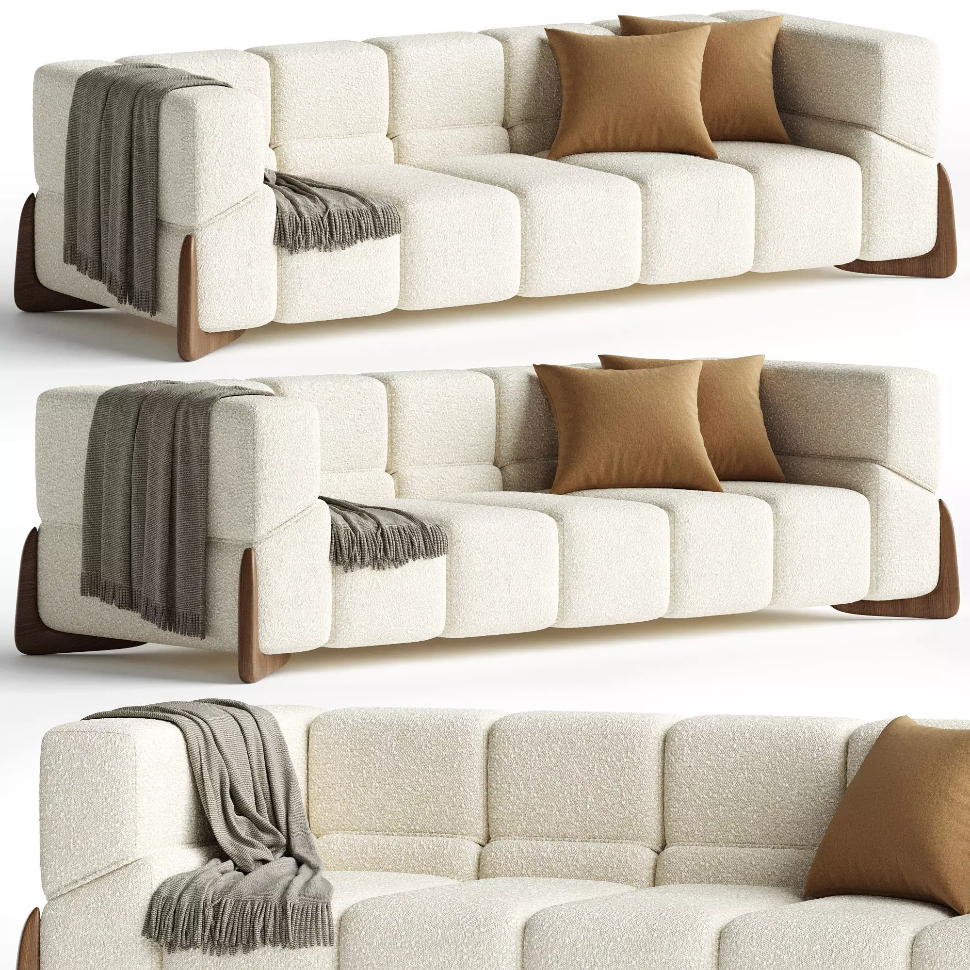 DONALI sofa by Artipieces Low-poly 3D model