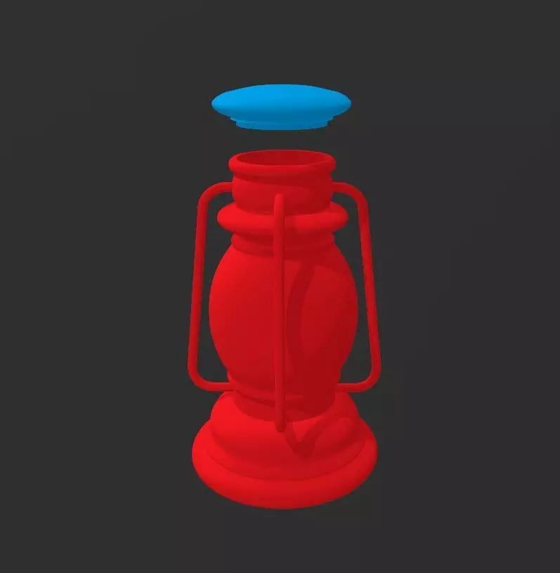 Storage Tube Lantern Container Free 3D print model_0