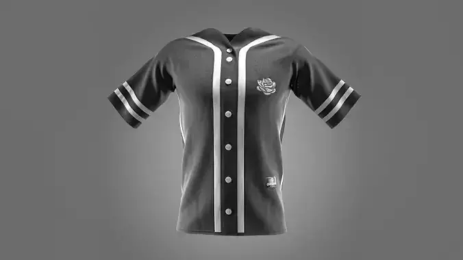 Baseball half-sleeve T-shirt male