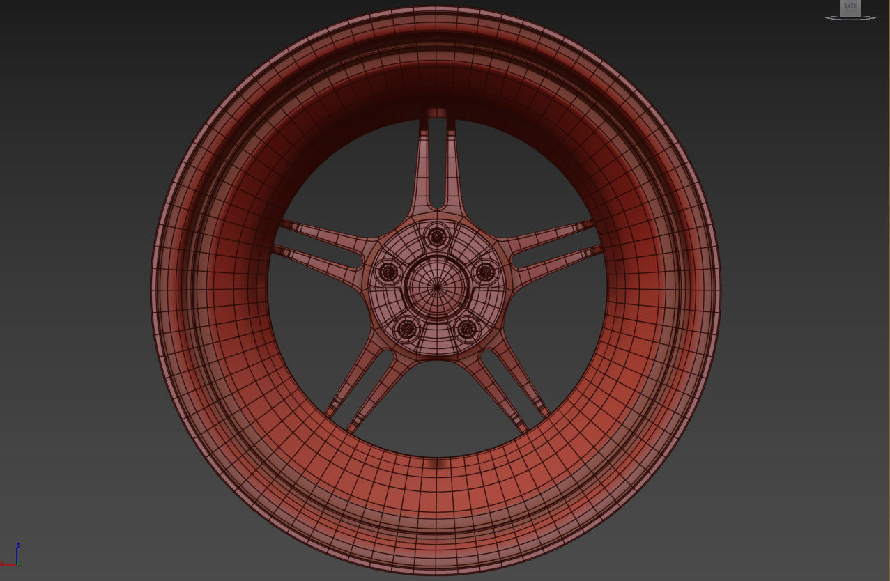 SSR Professor SPX Custom Wheels 3D model_47