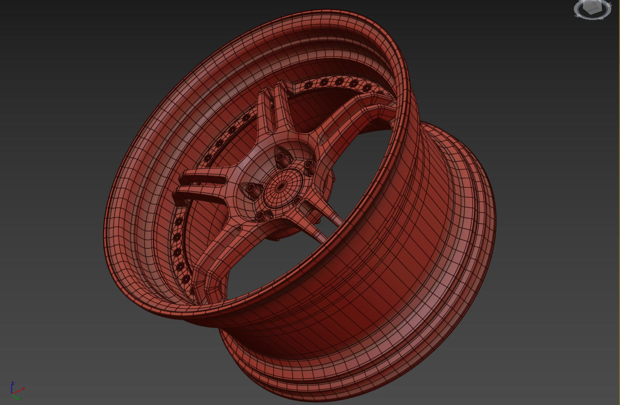 SSR Professor SPX Custom Wheels 3D model_27