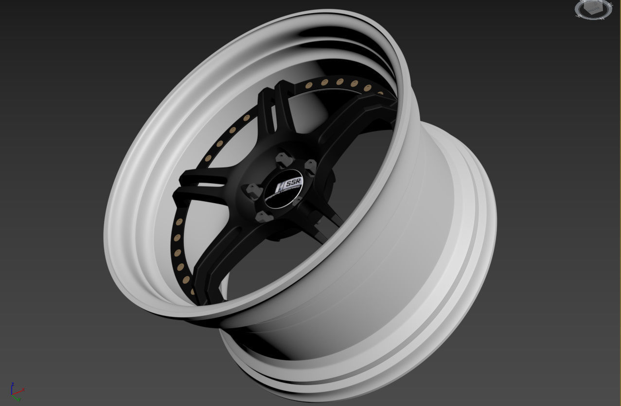 SSR Professor SPX Custom Wheels 3D model_25