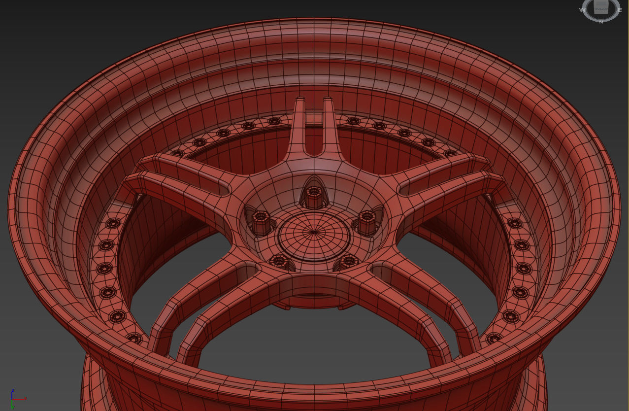 SSR Professor SPX Custom Wheels 3D model_35