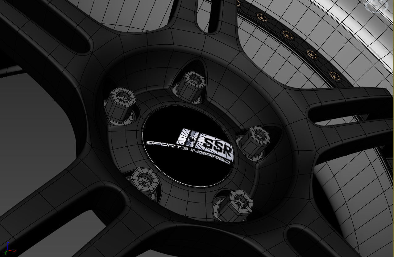 SSR Professor SPX Custom Wheels 3D model_38