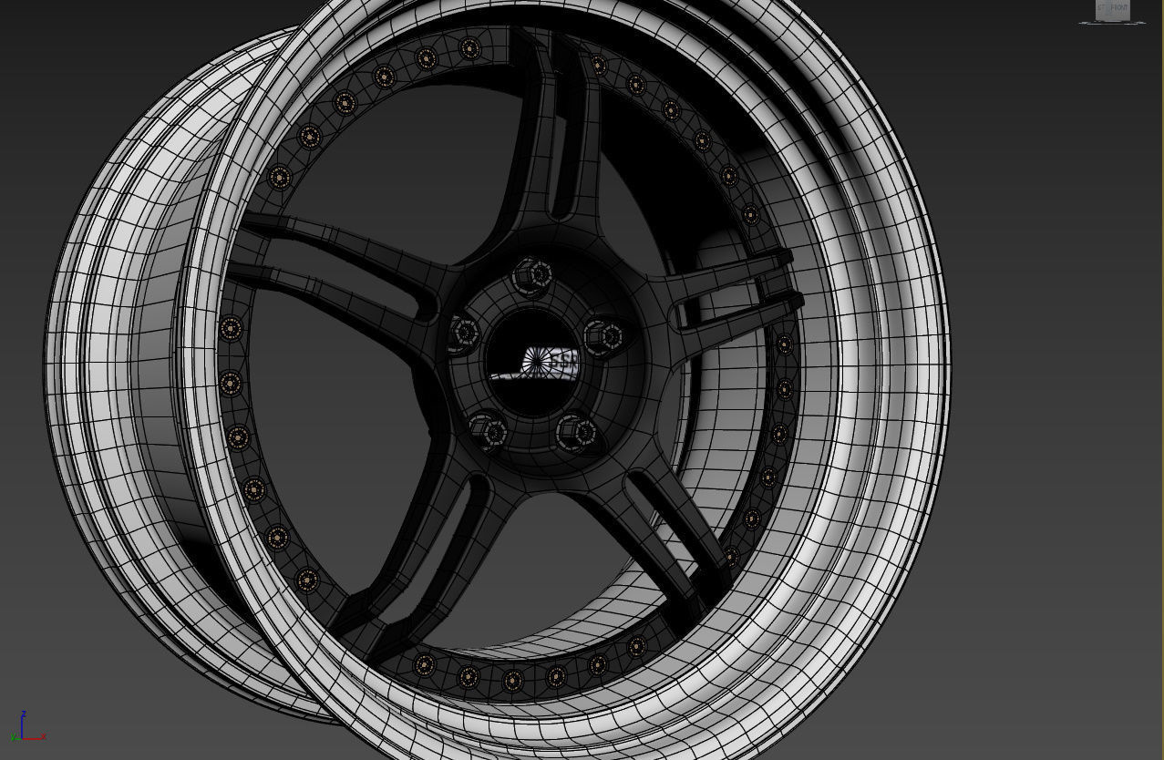 SSR Professor SPX Custom Wheels 3D model_30