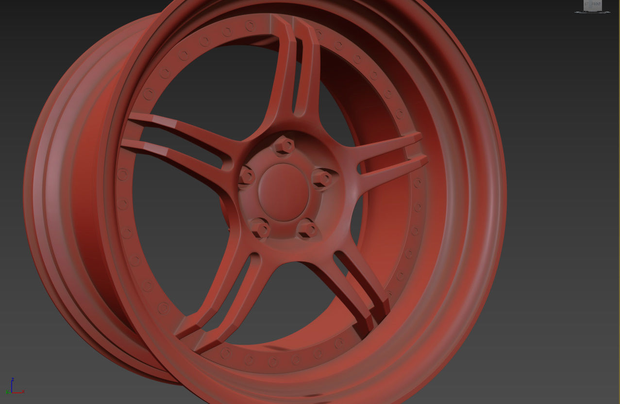 SSR Professor SPX Custom Wheels 3D model_32