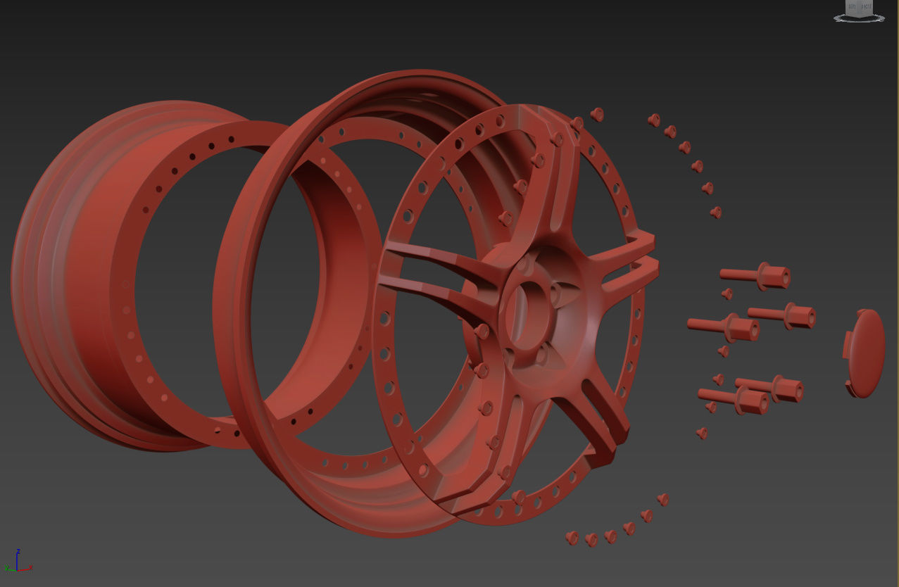 SSR Professor SPX Custom Wheels 3D model_52