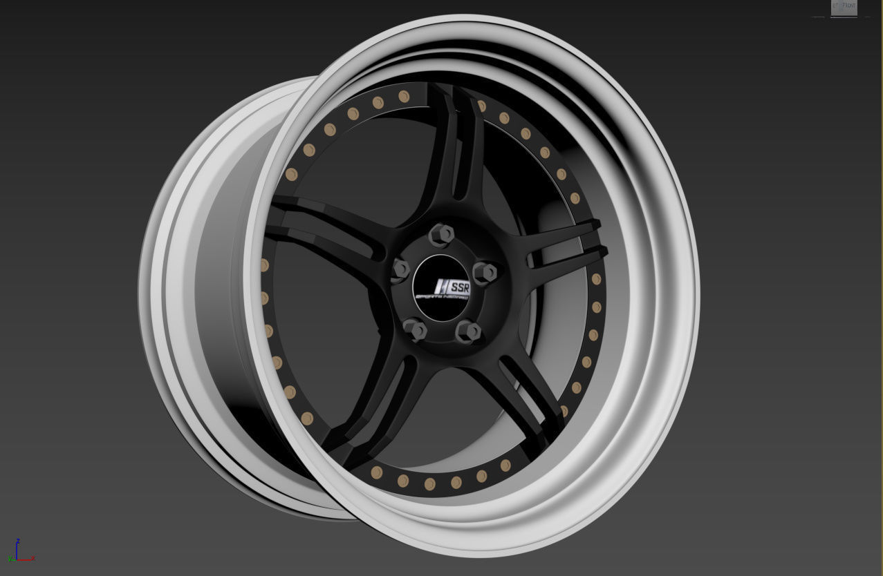 SSR Professor SPX Custom Wheels 3D model_9