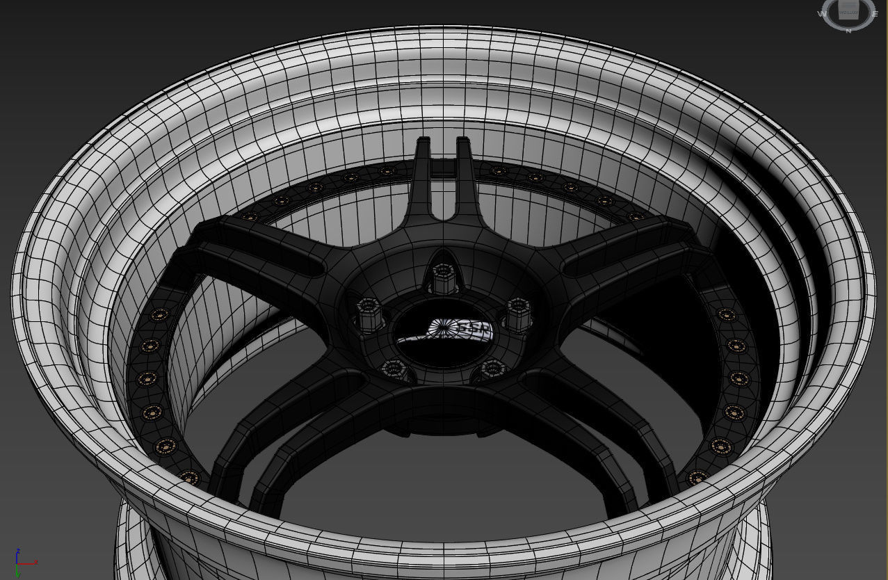 SSR Professor SPX Custom Wheels 3D model_34