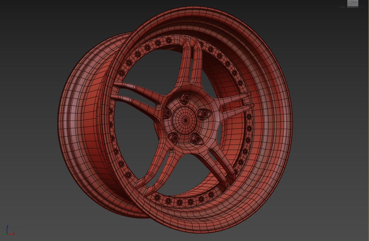 SSR Professor SPX Custom Wheels 3D model_11