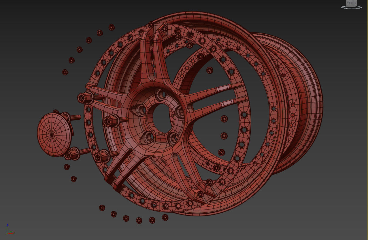 SSR Professor SPX Custom Wheels 3D model_55